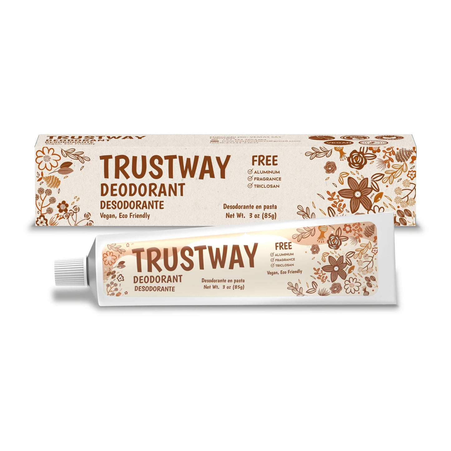 Desodorante libre de aluminio TRUSTWAY