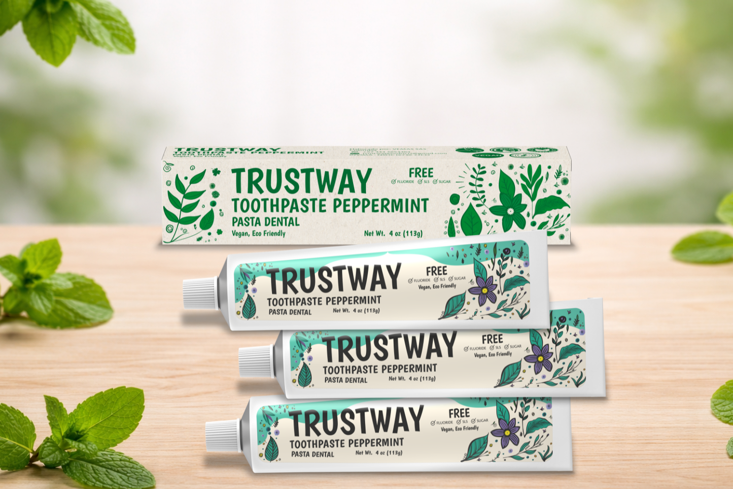 Pasta Dental Trustway Peppermint   113g